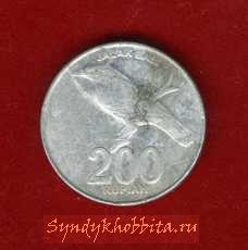 200 рупий 2008 года Индонезия